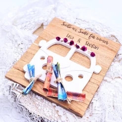 personalisiertes Hochzeitsgeschenk | Geldgeschenk Brautpaar | Geschenk zur Hochzeit | Bulli | Auto | Hochzeit | Reisekas