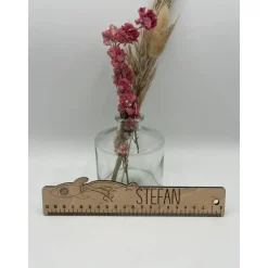 Personalisiertes Holz-Lineal zur Einschulung, Schulkind 2025 für die Schultüte