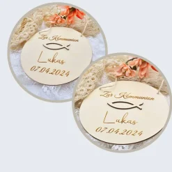 Personalisiertes Holzschild | Kinderzimmerschild | Geschenke zur Kommunion | Geldgeschenk Taufe | Konfirmationsgeschenk