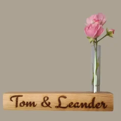 Personalisiertes Holzschild – Geschenk zur Hochzeit, zum Jubiläum oder Hochzeitstag individuell, persönlich, natürlich