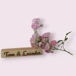 Personalisiertes Holzschild – Geschenk zur Hochzeit, zum Jubiläum oder Hochzeitstag individuell, persönlich, natürlich