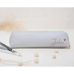 Personalisiertes Mäppchen mit Herz I Federmäppchen I Geschenkidee Lehrer Schüler I Geschenk I Schule