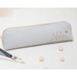 Personalisiertes Mäppchen mit Herz I Federmäppchen I Geschenkidee Lehrer Schüler I Geschenk I Schule