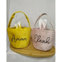 Personalisiertes Osterkörbchen mit Namen – Osterkorb Kinder – Ostertasche personalisiert – Oster Geschenk Kinder