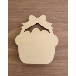 Personalisiertes Osterkörbchen aus Holz als Geldgeschenk-Verpackung – Kreative Geschenkidee zu Ostern