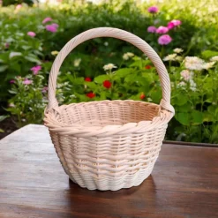 Personalisiertes Osterkörbchen, Kinderkorb, Osterkorb, Blumenkorb, Korb mit Anhänger