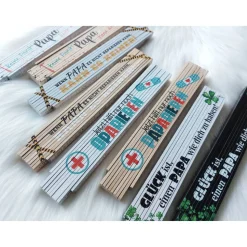 Personalisiertes Papa Meterstab – Dein individuelles Geschenk zum Reparieren & Werkeln – Vatertag & Handwerker Geschenk