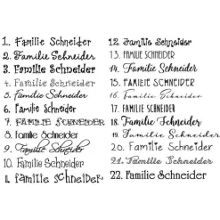 Personalisiertes Schieferschild Familie – Ovales Haustürschild als Hochzeitsgeschenk, wetterfest & handgefertigt