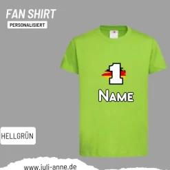 Personalisiertes Shirt Fußball EM Europameisterschaft Deutschland Wunschzahl & Name