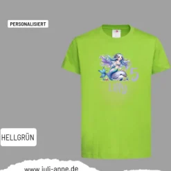 Personalisiertes Shirt GEBURTSTAG Zahl & Name personalisiert MERMAID CUTIE 6