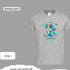 Personalisiertes Shirt SCHULKIND Name personalisiert MERMAID CUTIE 4
