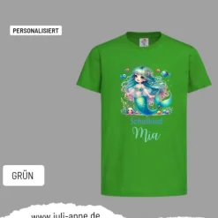Personalisiertes Shirt SCHULKIND Name personalisiert MERMAID CUTIE 4