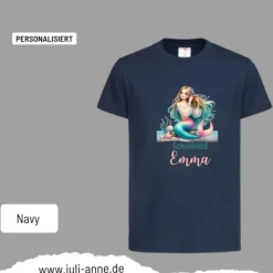 Personalisiertes Shirt SCHULKIND Name personalisiert MERMAID CUTIE 5