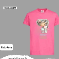 Personalisiertes Shirt SCHULKIND Name personalisiert EINHORN Mädchen 1