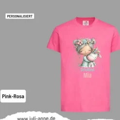 Personalisiertes Shirt SCHULKIND Name personalisiert EINHORN Mädchen 4