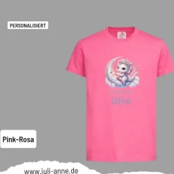 Personalisiertes Shirt SCHULKIND Name personalisiert Baby Drache Mond