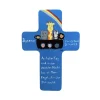 Personalisiertes Taufkreuz Arche aus Holz – Handgemaltes Kinderkreuz zur Taufe & Geburt