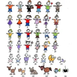 Personalisiertes Türschild Familie aus Holz – Geschenk zur Geburt, modernes Haustürschild, exklusives Familienschild mit Wunschname & Herzanhänger, dekorativ & wetterfest