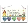 Personalisiertes Türschild Familie aus Holz – Individuelles Namensschild Wohnungstür, Haustür & Hauseingang, Haustürschild mit Name - einzigartiges Geschenk  zu Hochzeit, Einzug, Geburtstag - für Familien, Freunde, Paare
