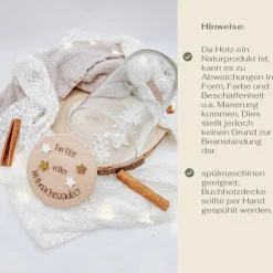 Personalisiertes Vorratsglas Weihnachten Sternchen