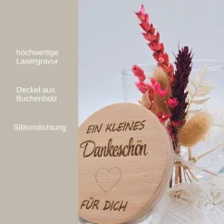 Personalisiertes Vorratsglas | Kleines Dankeschön | Abschiedsgeschenk Kindergarten | Geschenkidee | Dankeschön Lehrer |