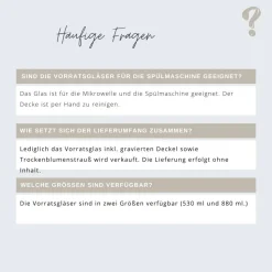 personalisiertes Vorratsglas mit Holzdeckel | Dankeschön Geschenk | Kleinigkeit für dich | Abschiedsgeschenk