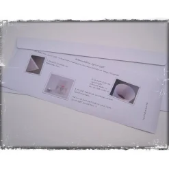 personalisiertes Windlicht - Kommunion bunte Wimpelkette Mädchen