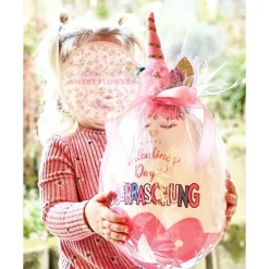 Personalisiertes XXL Überraschungsei mit Einhorn Motiv üei Geschenk Geschenke
