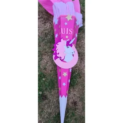 Pferd Einhorn1 Schultüte Zuckertüte als DIY Set oder in handarbeit hergestellt-personalisiert, individuell