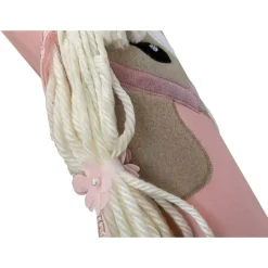 Pferde Schultüte in rosa, Zuckertüte mit Pferd, mit Namen bestickt, Schultüte Stoff für Mädchen, passend für 70 cm Papp