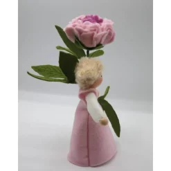 Pfingstrose - Jahreszeitentisch - Waldorf Art -handgefertigte Blumenkinder - einzigartige Blumenkinder - Art.Nr.FR2