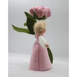 Pfingstrose - Jahreszeitentisch - Waldorf Art -handgefertigte Blumenkinder - einzigartige Blumenkinder - Art.Nr.FR2