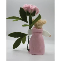 Pfingstrose - Jahreszeitentisch - Waldorf Art -handgefertigte Blumenkinder - einzigartige Blumenkinder - Art.Nr.FR2