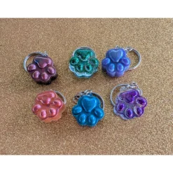 Pfötchen Schlüsselanhänger (Wunschfarbe möglich)