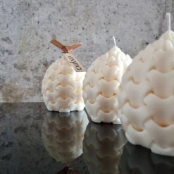 Pine Cone Kerze I Weihnachtskerze I Weihnachtsdekoration I Dekorative Kerze aus Sojawachs I Home Decor I Hingucker I Han