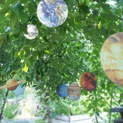 Planetenmobile Aquarell-Sonnensystem Dekoration