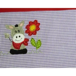 Platzset Esel Franz mit Wunschnamen Artikelnr.128