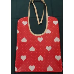 Platzset Lätzchen Weihnachtsteddy beidseitig nutzbar aus Wachstuch