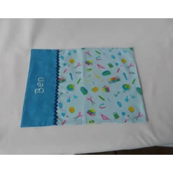 Platzset Schule mit Wunschnamen – Personalisiertes Geschenk zur EinschulungArtikelnr. PS 182