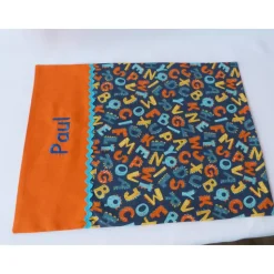 Platzset Schulkind mit Wunschnamen Artikelnr. PS 38