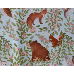 Platzset Schulkind  ,Waldtiere mit Wunschnamen Artikelnr. PS 49