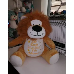 Plüschtier Löwe zur Taufe