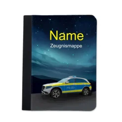 Polizei Zeugnismappe personalisiert | Zeugnismappe | Zeugnismappe mit Namen | Urkundenmappe