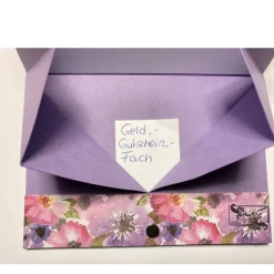 PopUp Geldkarte Gutscheinkarte - Geburtstagskarte besondere Form mit Grußtext Handarbeit mit Stampin'up