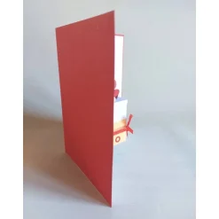 Pop-Up Valentinskarte mit Herzen – Aufstellkarte zum Valentinstag | Handgemachte Liebeskarte