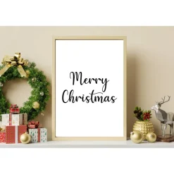 Poster MERRY CHRISTMAS | Weihnachtslied | Weihnachtsgeschenk | Merry Christmas | Frohe Weihnachten | Geschenk Familie |