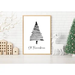 Poster OH TANNENBAUM| Weihnachtslied | Weihnachtsgeschenk | Merry Christmas | Frohe Weihnachten | Geschenk Familie | xma