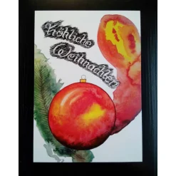 Postkarte A6 "Fröhliche Weihnachten"