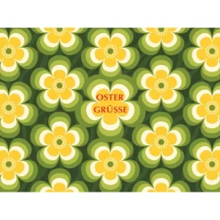 Postkarte Butterblumen, floral & neutral und Ostergrüsse, je 5 Postkarten mit 2 Geschenkumschlägen