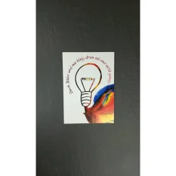 Postkarte 'Durch Fehler wird man klug'